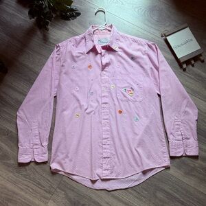 Mili Designs Pink & White Gingham Valentine’s Candy Heart Patch & Rhinestones S